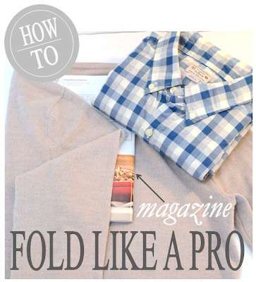 IRON & TWINE: How To Fold A Long Sleeve Shirt