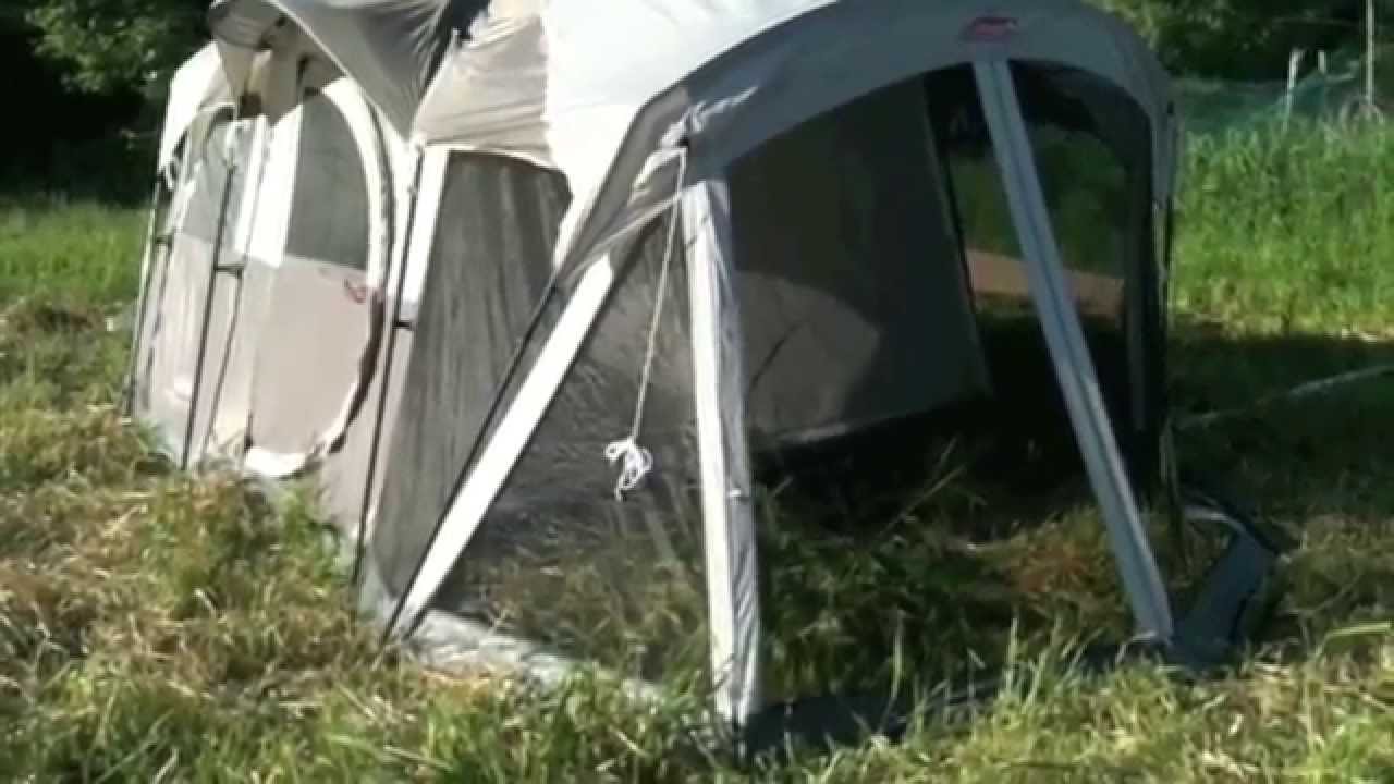 coleman weathermaster 6person screened tent