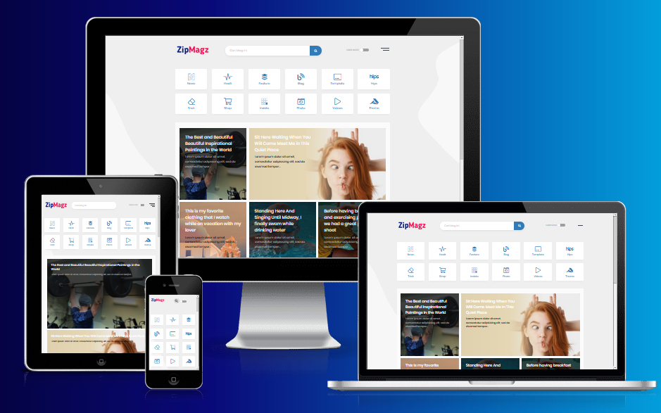 Zip Magz Responsive Blogger Template Zip Magz Responsive Blogger Template