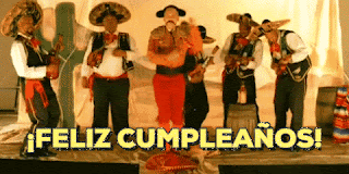 Gifs de Feliz Cumpleaños meme chistoso animado mexicanos mariachi música sonido