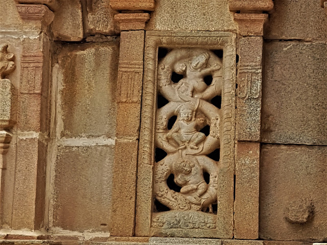 Perforated Decorative Window at Bhoga Nandeeshwara Temple