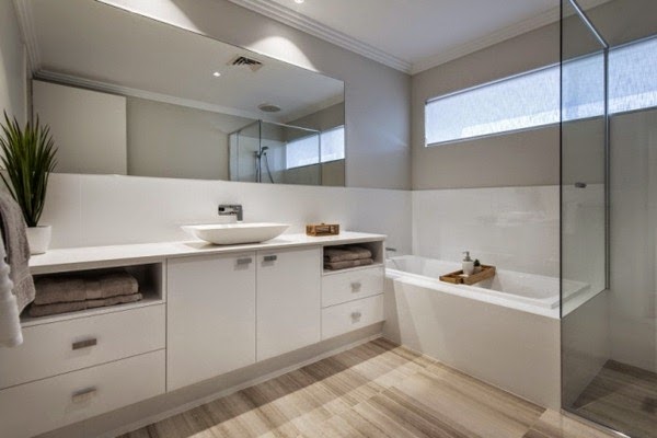 Top 32 interior design ideas for bathroom: simply as a synonym for modern