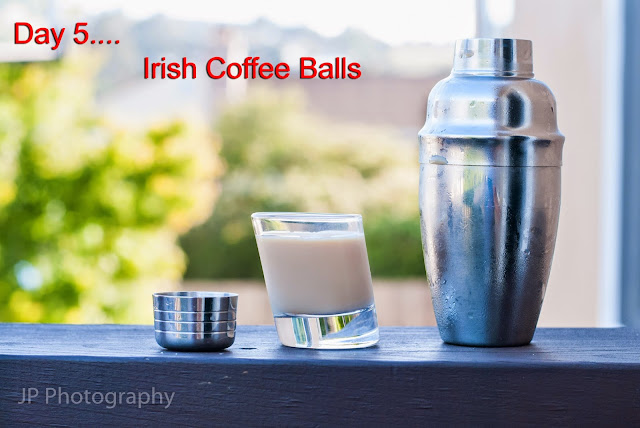 irish coffee balls cocktail shot, fireball whisky, cinnamon whisky, kahlua, coffee liqueur, baileys, irish cream liqueur