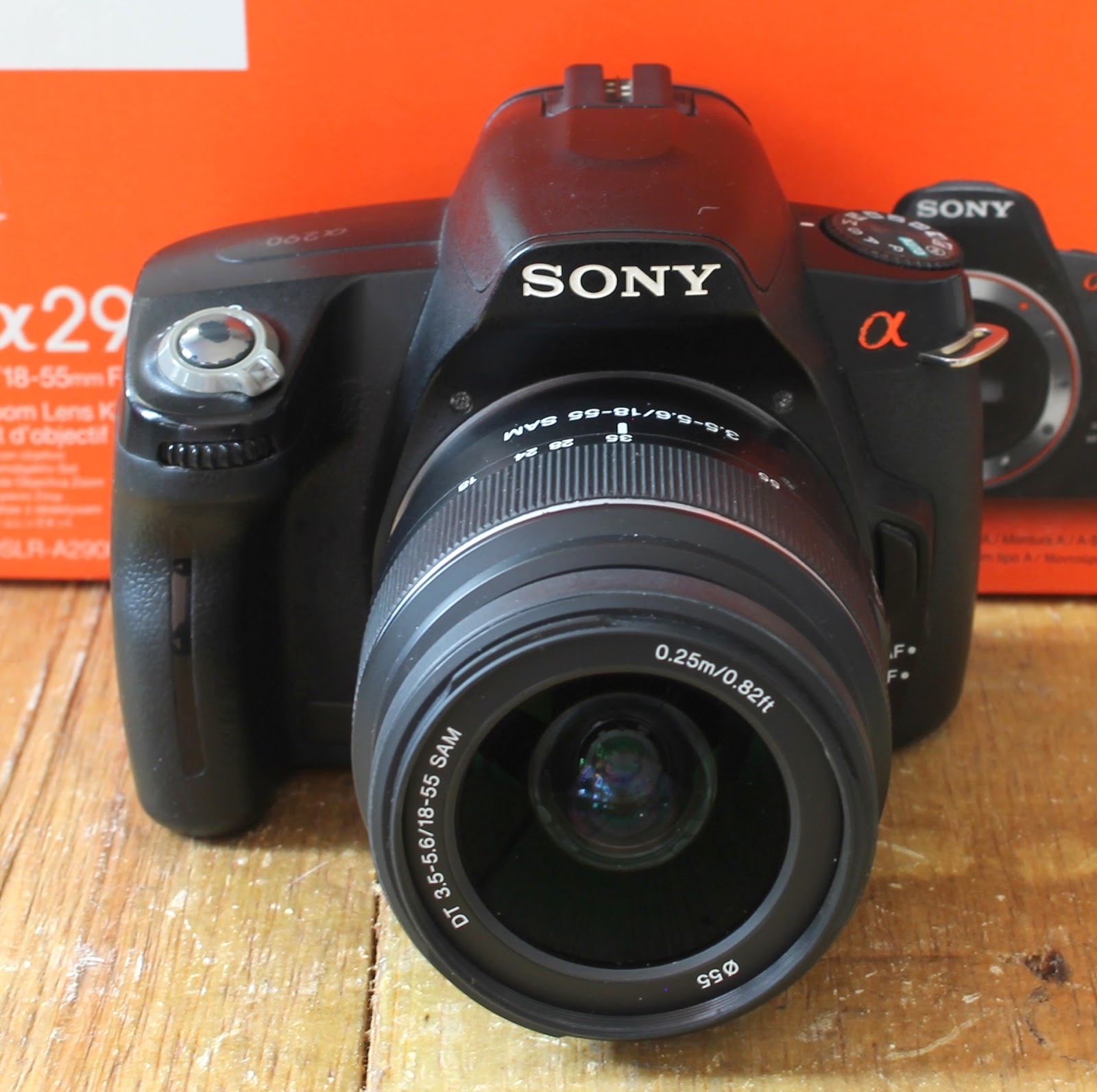Sony Alpha A290 Digital SLR with 18-55mm Lens DSLRA290L B&H