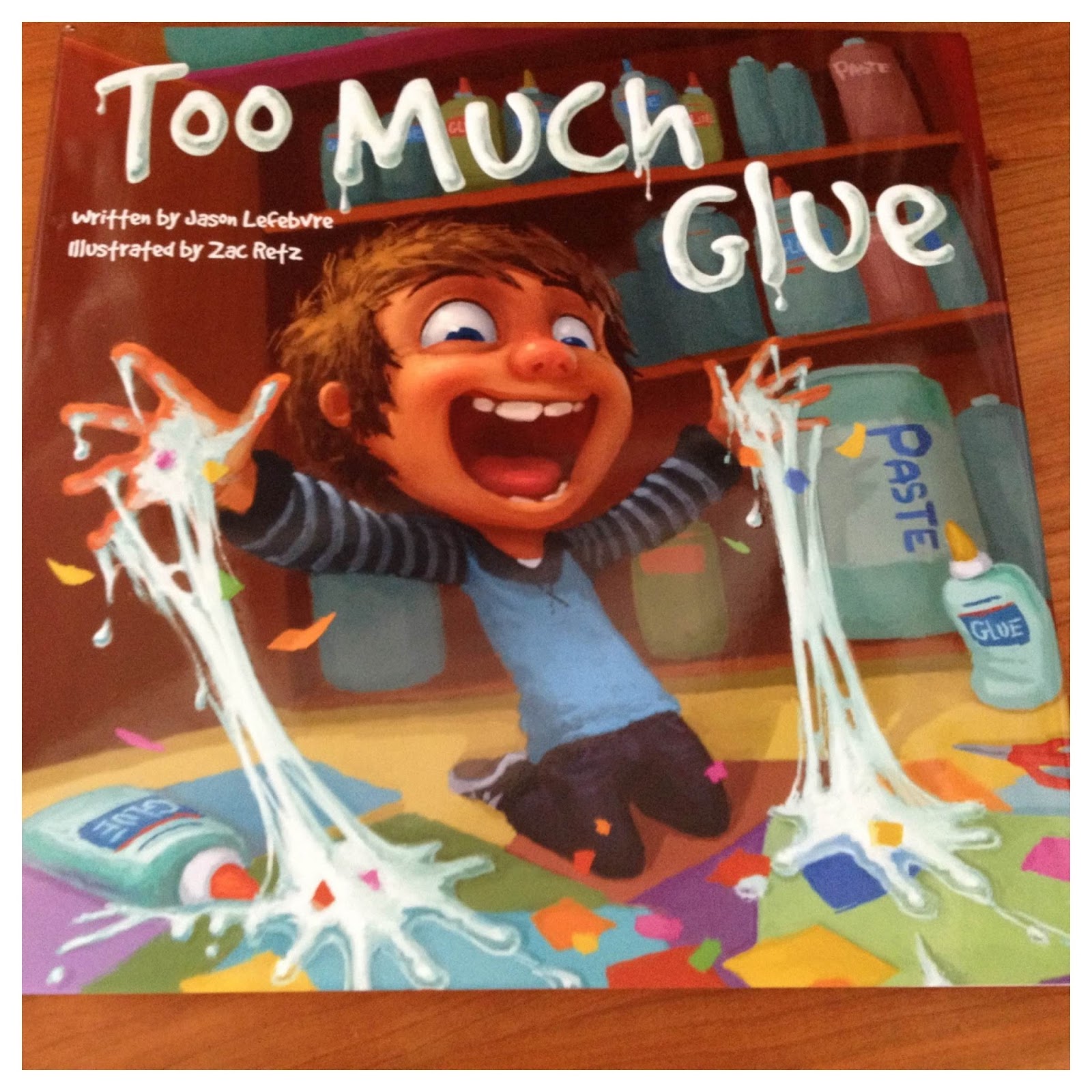 KISS THE BOOK Too Much Glue by Jason Lefebvre ADVISABLE