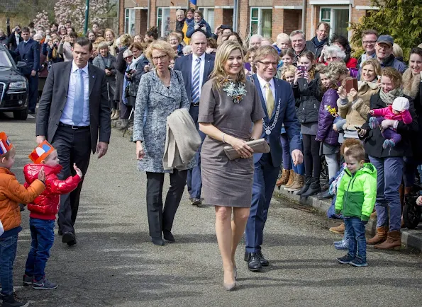 Queen Maxima of The Netherland visited Dorpshuis Ons Genoegen (Village Our Pleasure) in Nieuwer Ter Aa