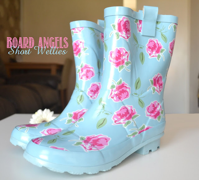 Photo of short wellies wellington boots shabby chic rose print review