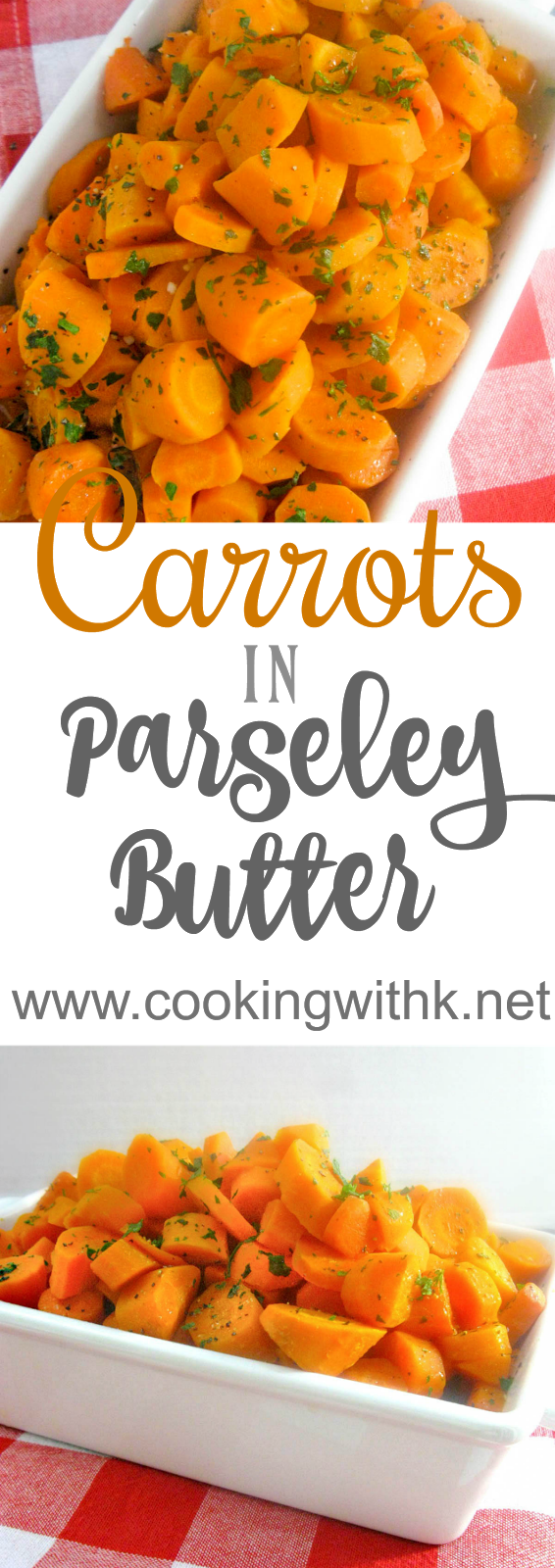 Carrots in Parsley Butter
