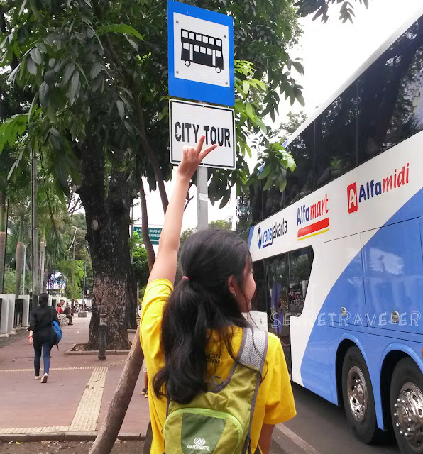 City tour bus Jakarta