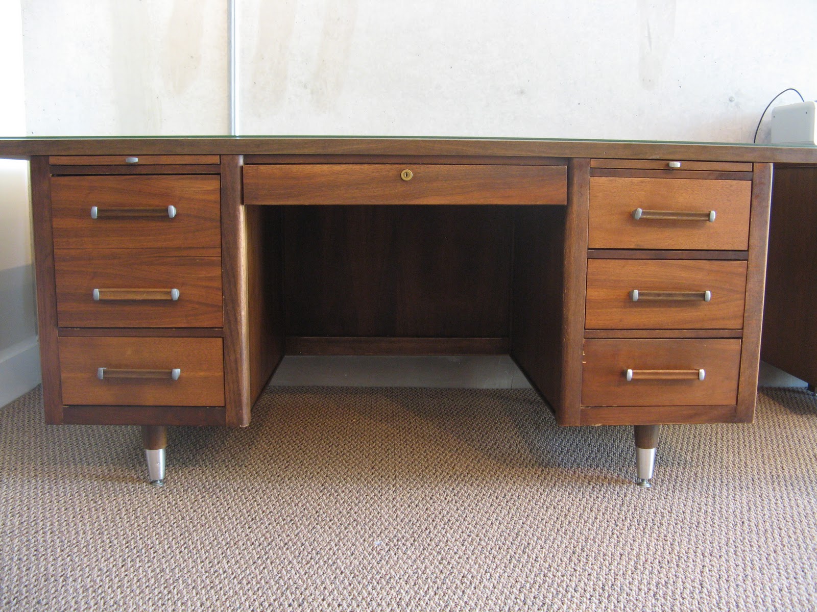 MidCentury Modern Executive Desk Sold! Thrifty Business PHX