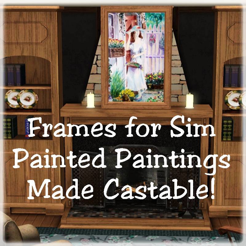 My Sims 3 Blog Sim Painted Painting Frames Made Castable! by werismyki