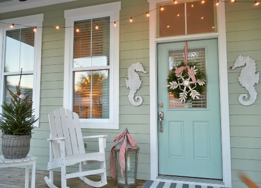 Coastal outdoor christmas decorations Clearance
