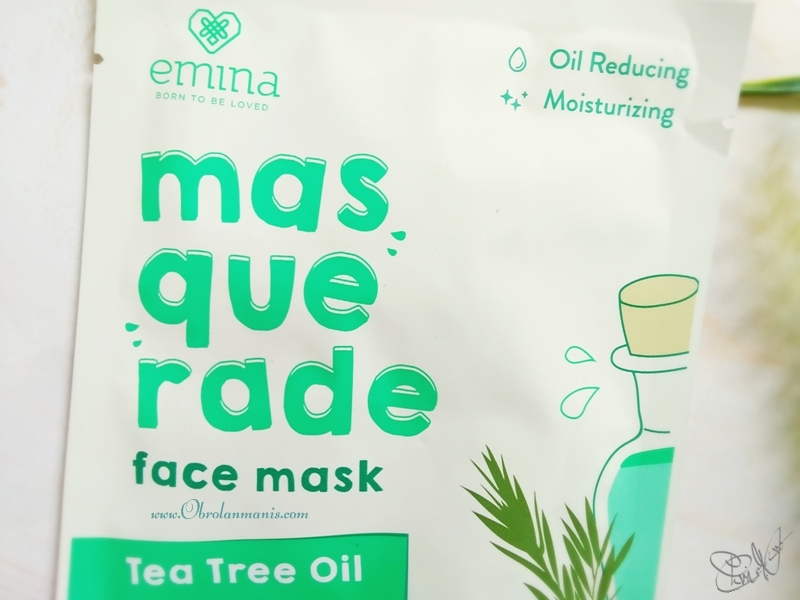Review ~ Emina Masquerade Face Mask Tea Tree Oil | [Beauty