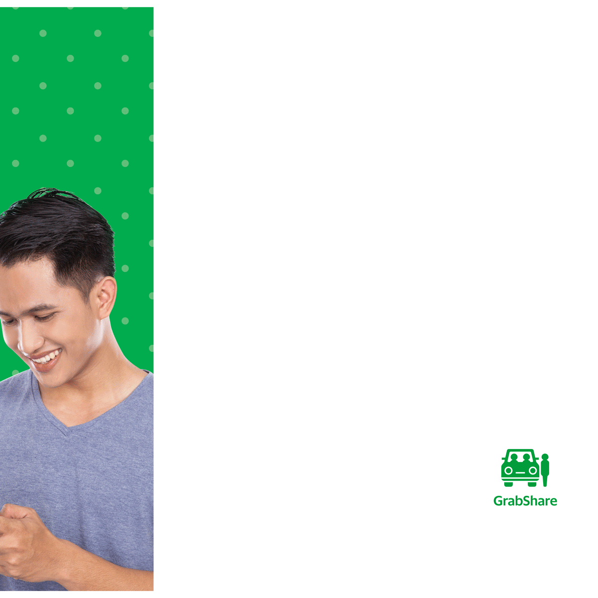 GrabShare Promo Code RM8 OFF 10 Rides (Credit/Debit Card) or RM5 OFF 10 Rides (Cash) Until 20 