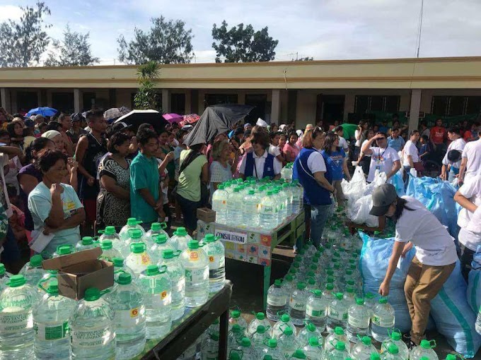 Asia Brewery Donates Drinking Water to Displaced Families in Albay