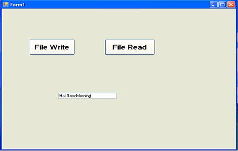 File Read Write Using Class Libraries C#.NET PROGRAM ~ ENGINEERING PROJECTS