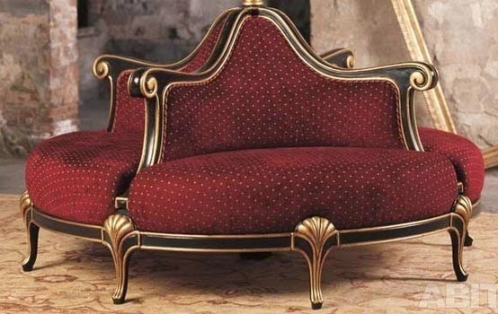 luxury burgundy round sofa for interior, round sectional sofa,round sofas