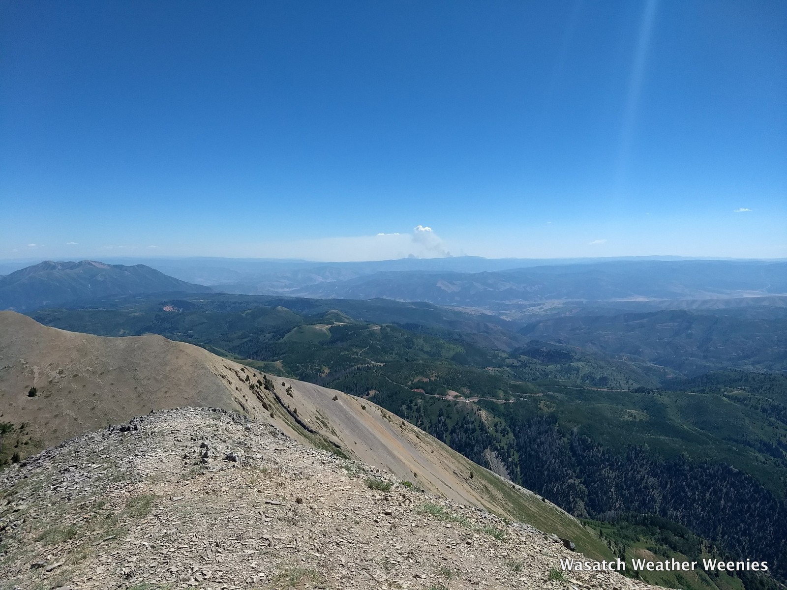 Wasatch Weather Weenies Dollar Ridge "Time Lapse" from Mt. Nebo