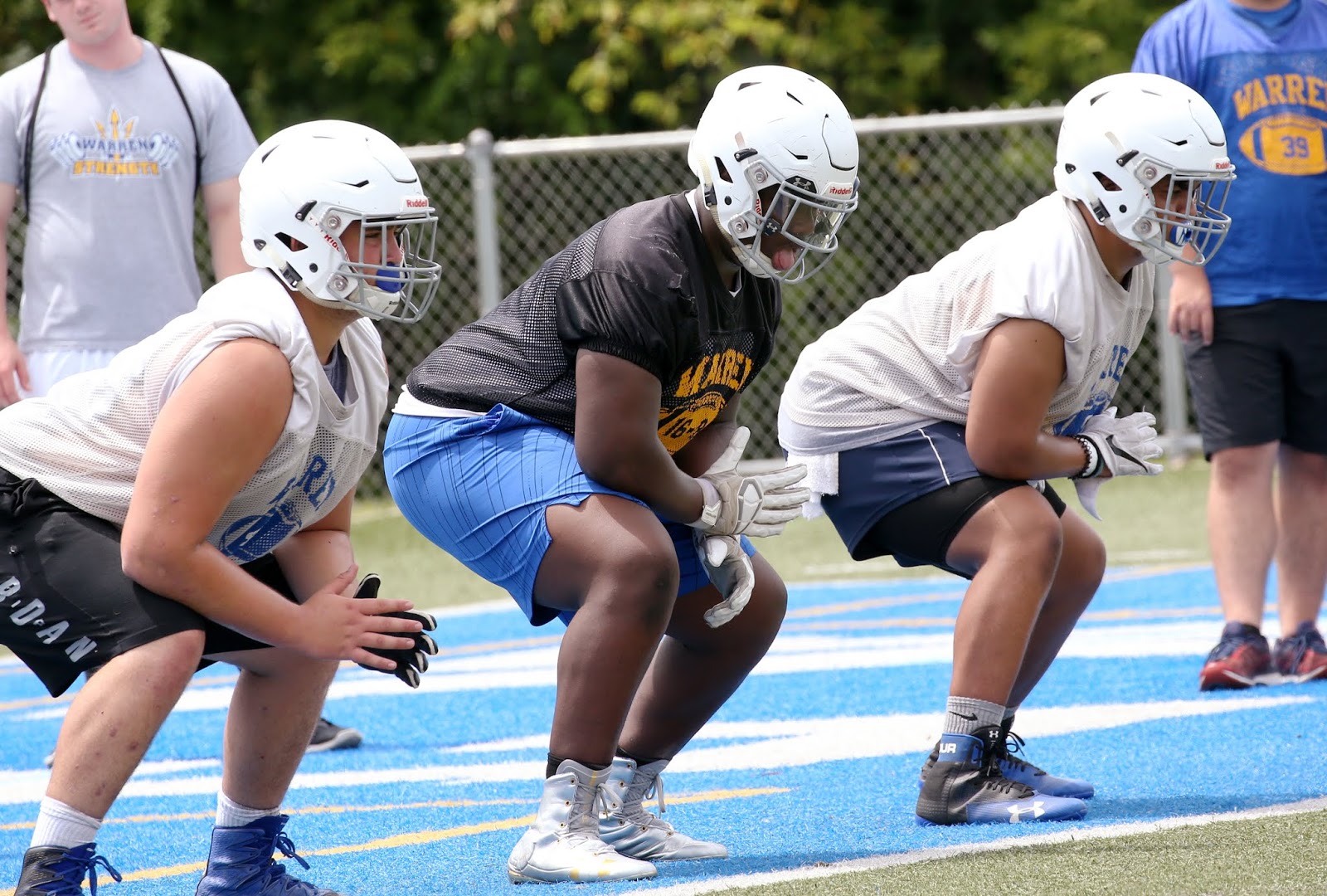 Mark Kodiak Ukena Warren Township High School Football Practice