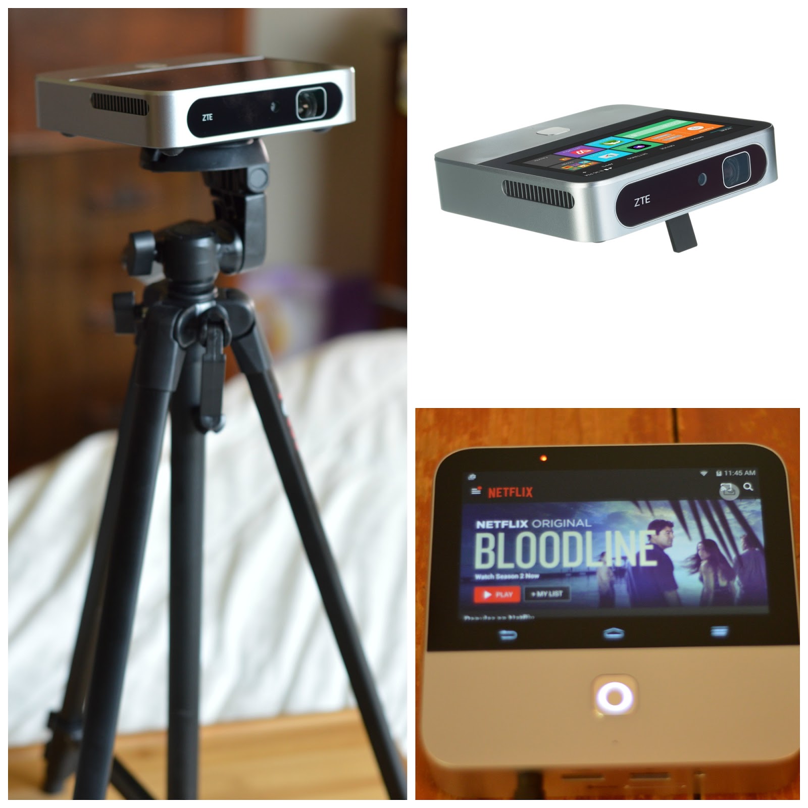 The ZTE SPRO 2 Wireless Smart DLP Projector from Best Buy