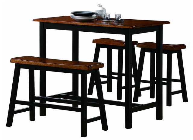 Crown Mark Tyler 4-Piece Counter Height Dining Set