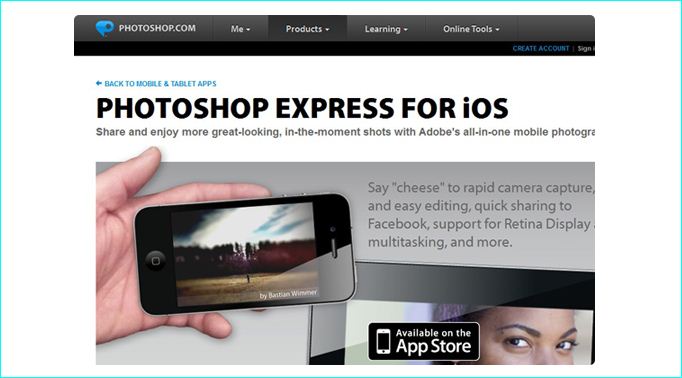 24) Adobe Photoshop Express