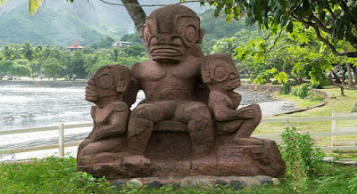 Τα περίεργα αγάλματα στο νησί Nuka Hiva που απεικονίζουν αρχαίους εξωγήινους  