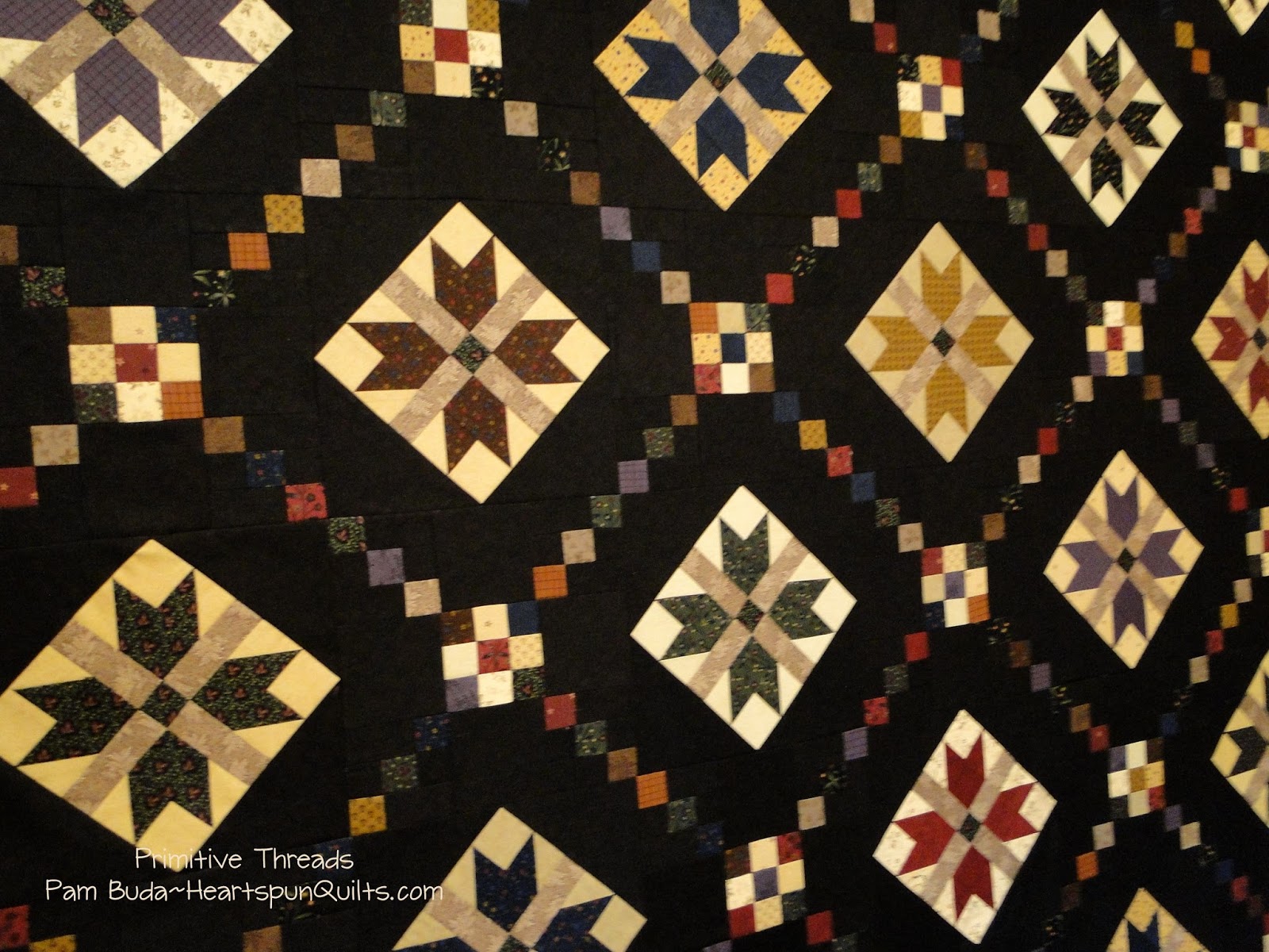 Heartspun Quilts Pam Buda Primitive Threads Progress