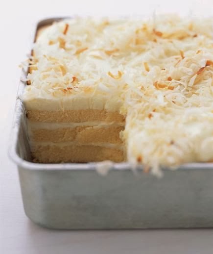 Toasted Coconut Refrigerator Cake Toasted Coconut Refrigerator Cake