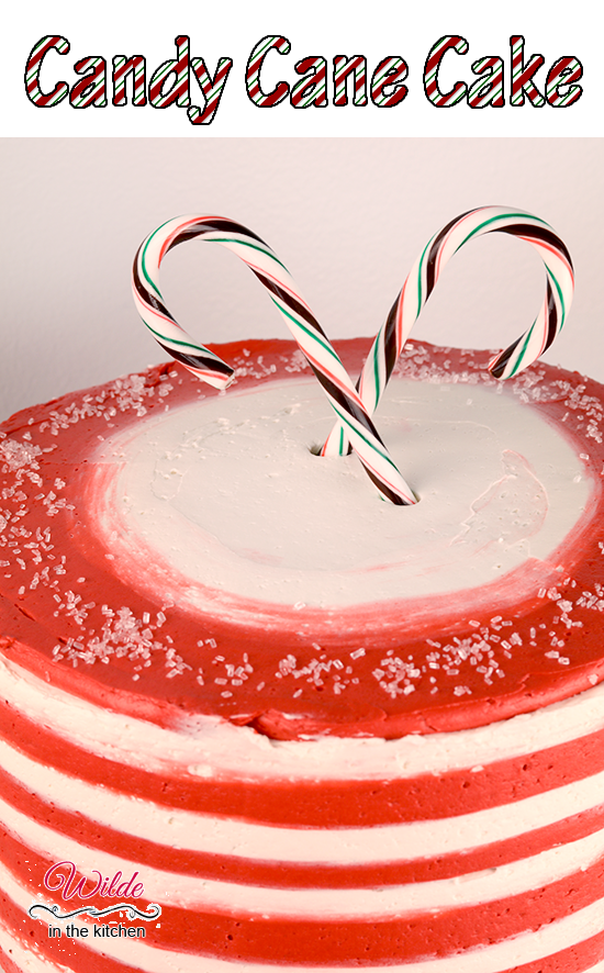 Wilde in the Kitchen Candy Cane Cake