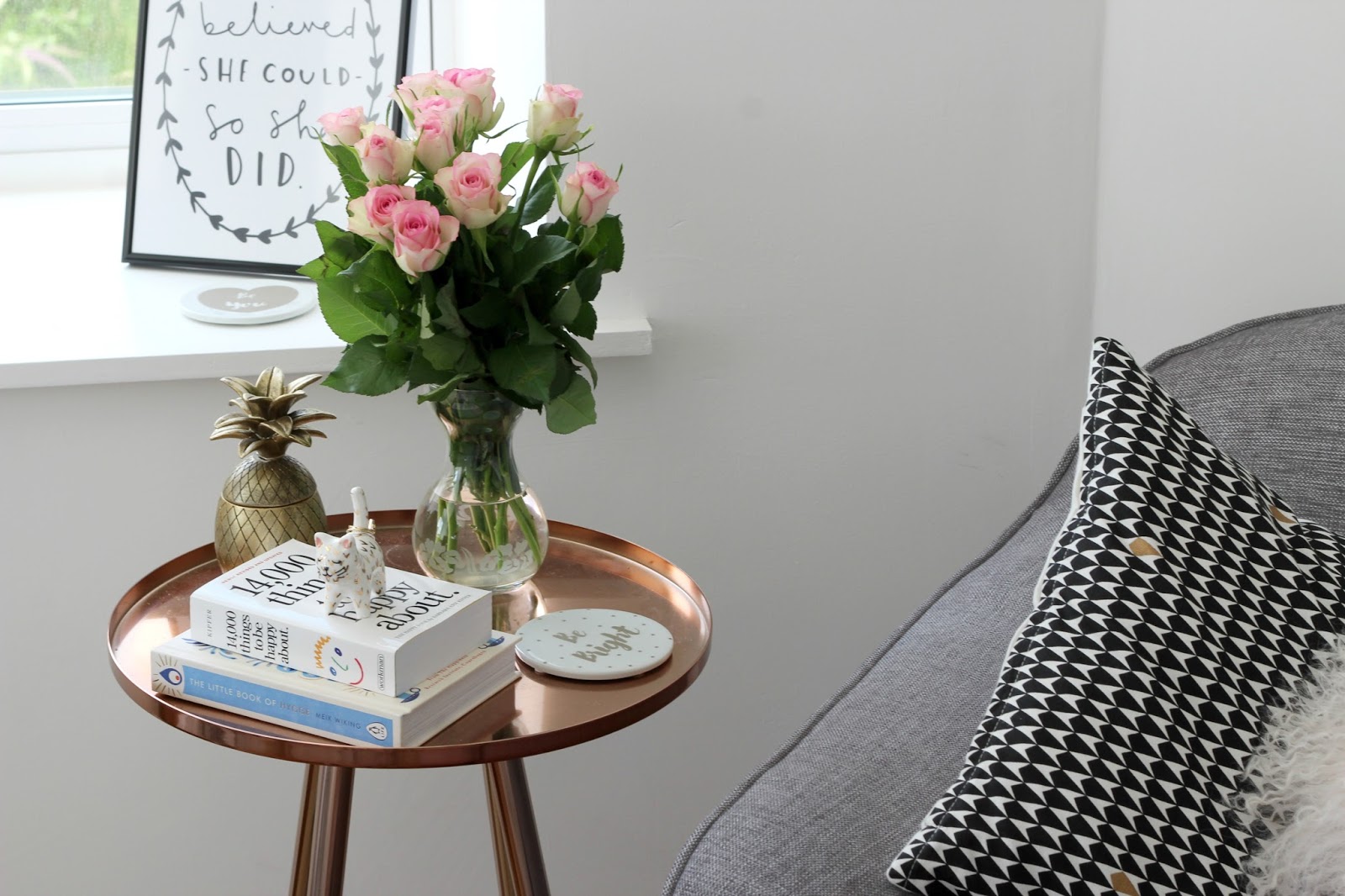 made alana copper table