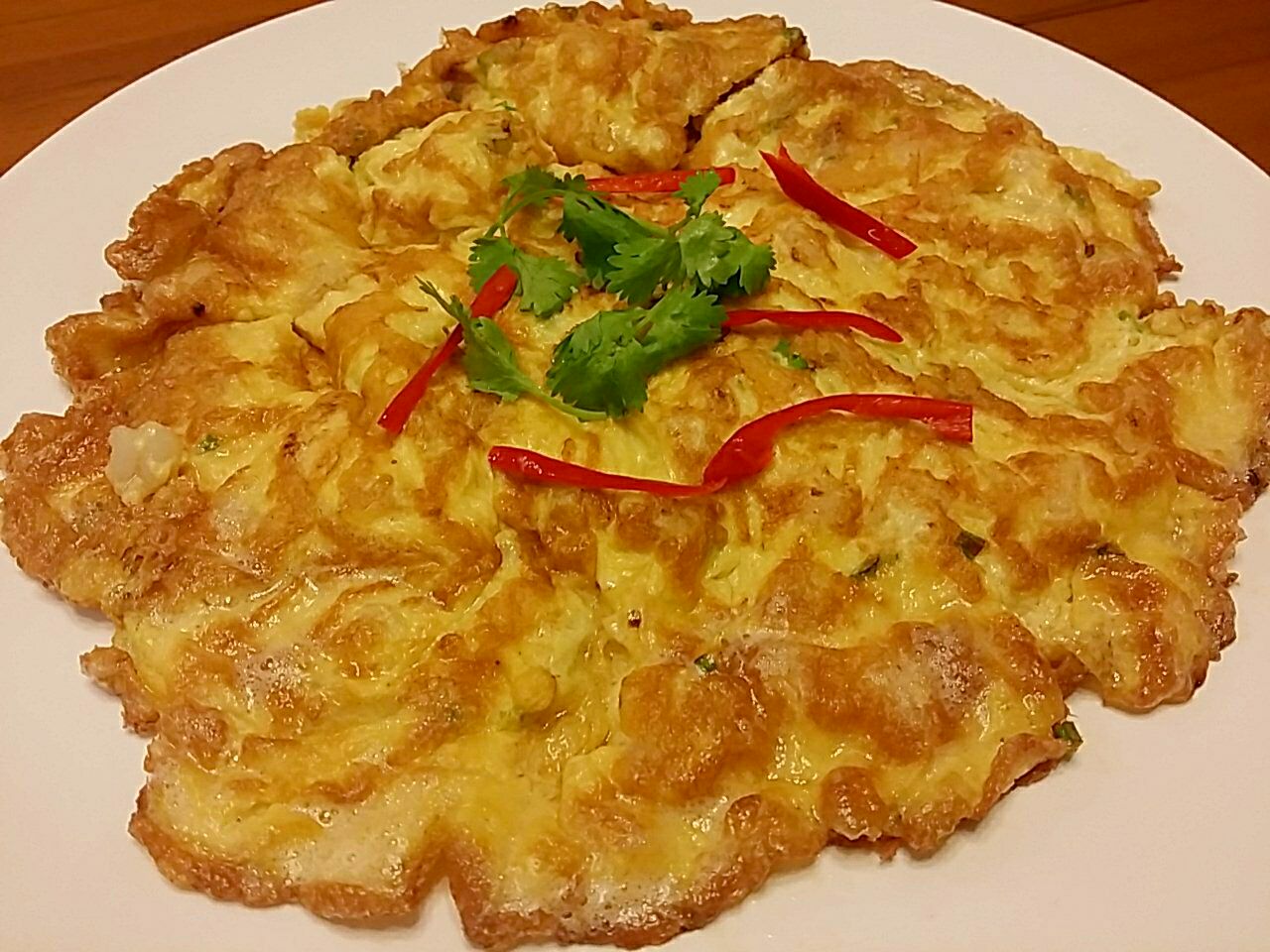 Iken Cook Crispy Fried Prawn Omelette