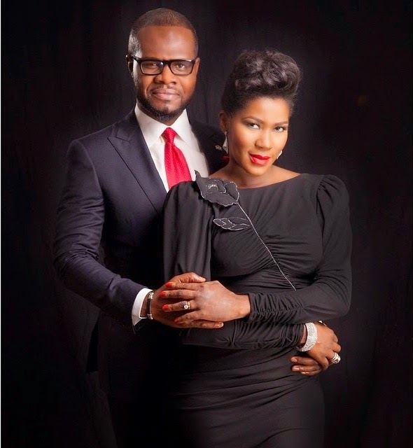 Couple Love - Stephanie Okereke and Husband Linus Idahosa