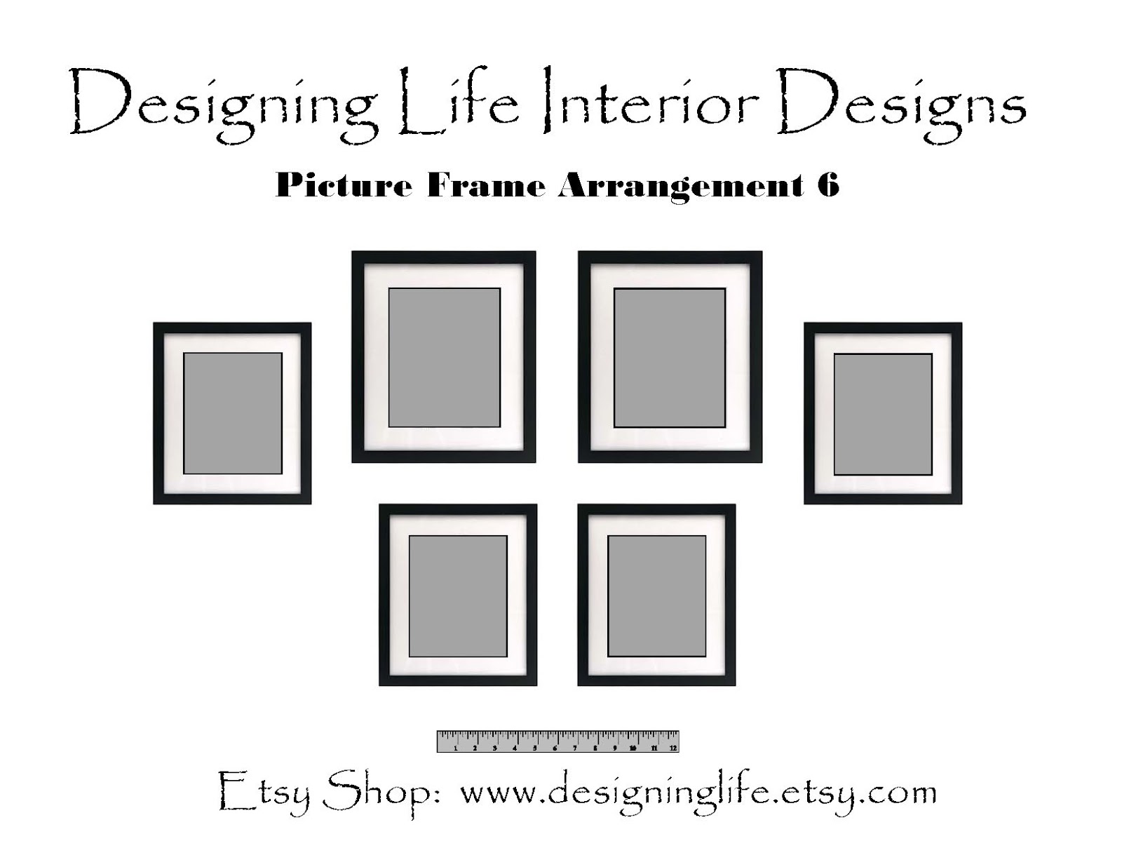 Designing Life How to Arrange Picture Displays on a Wall Six Stylish