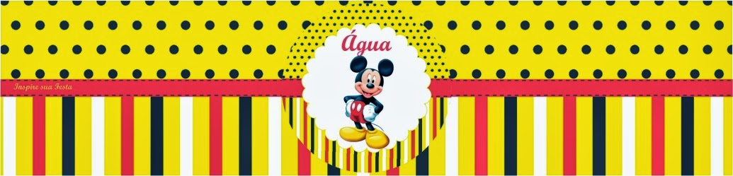 Yellow Mickey: Free Printable Mini Kit. Yellow Mickey: Free Printable Mini Kit.