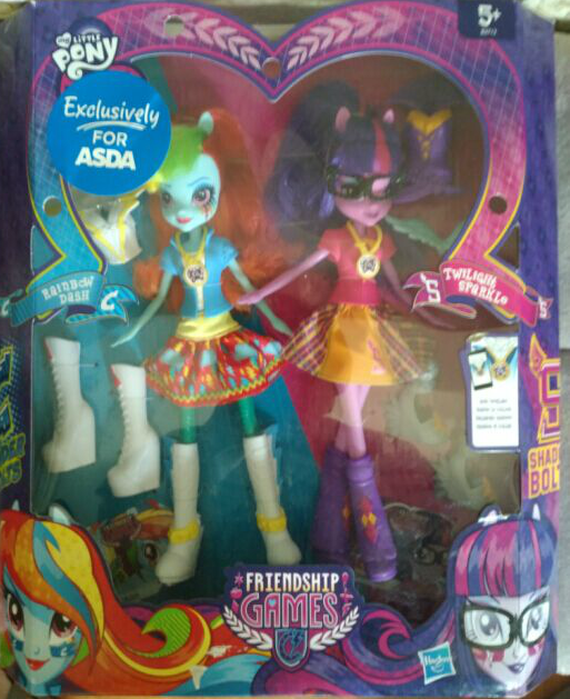 My Little Pony Equestria Girls Doll set Rainbow Dash and Rarity pack of 2 