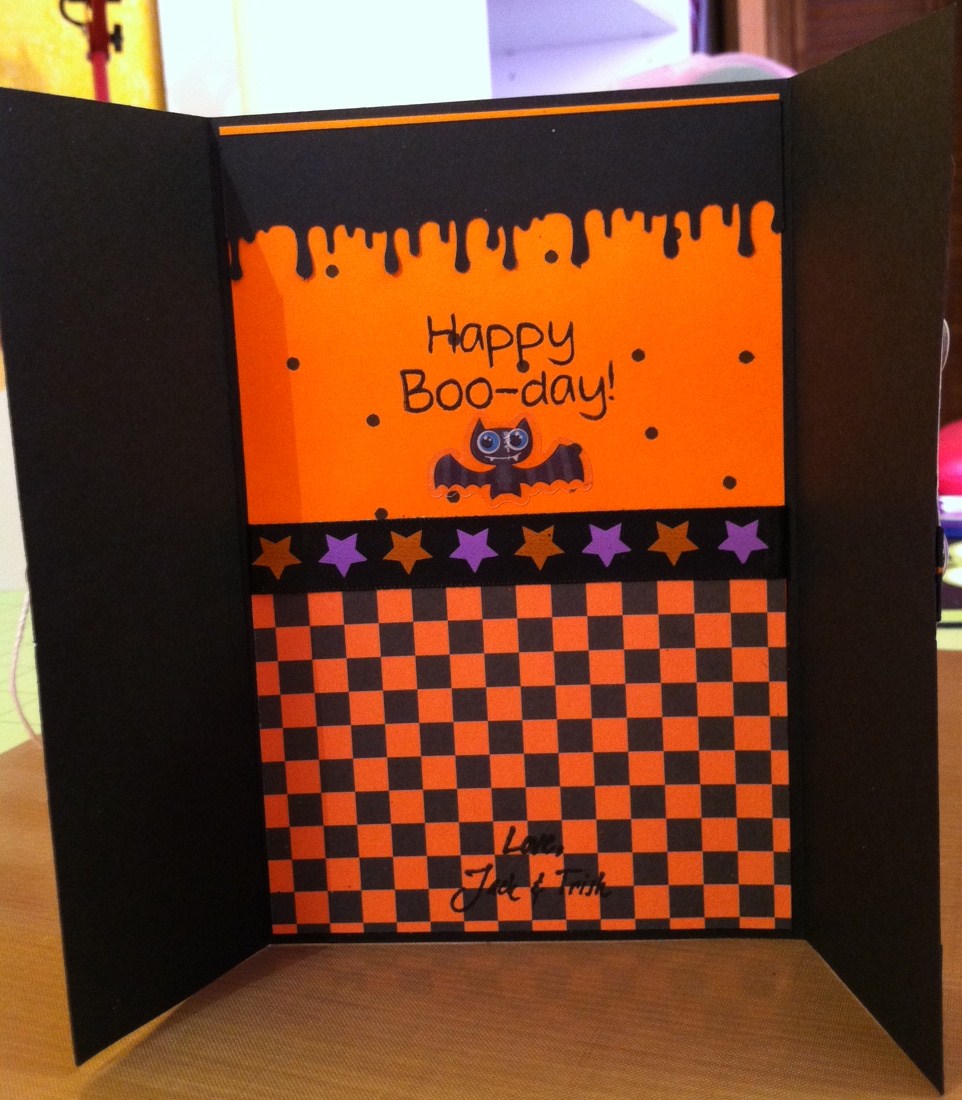 Country Lady Designs A Halloween Birthday Card Country Lady Designs A Halloween Birthday Card