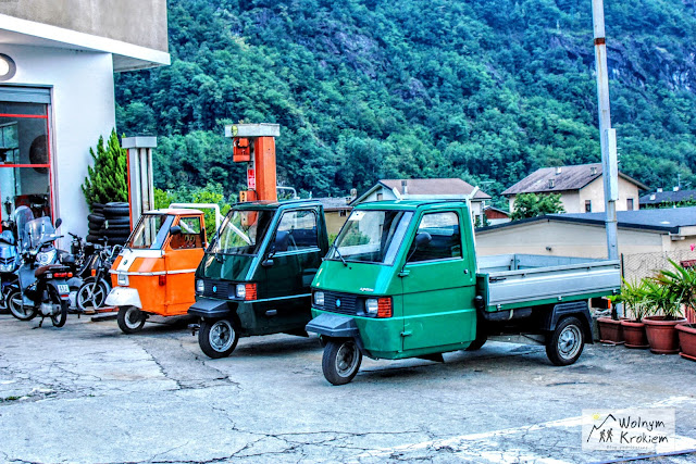 Chiavenna - górskie miasteczko we Włoszech