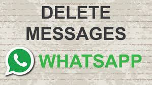 طريقة حذف رسالة مرسلة بالخطأ قبل رؤيتها من   الطرف المستلم للرسالة في Whatsapp .