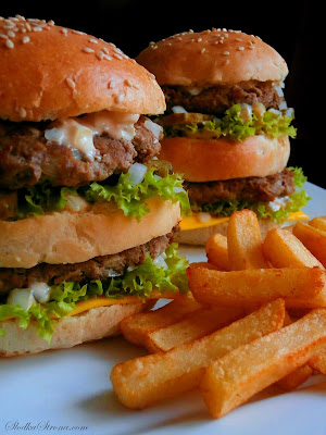 Domowy Big Mac - Przepis - Słodka Strona
