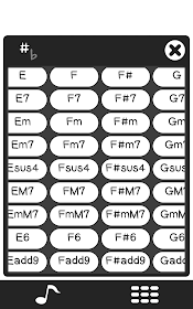 Guitar chord dictionary