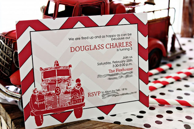 Kara s Party Ideas Firetruck 3rd Birthday Party  - 35