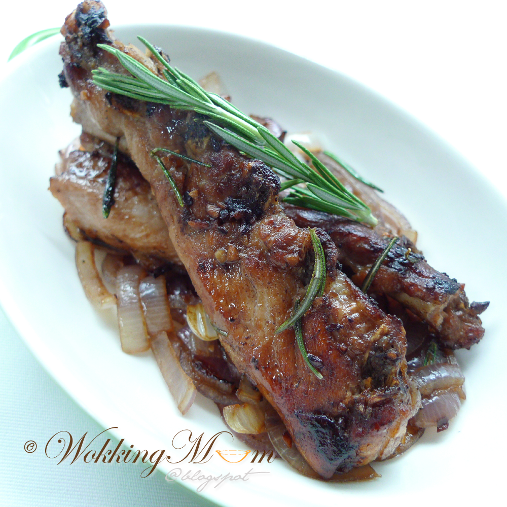 Let's get Wokking! Pan Fried Ribs with Rosemary 迷迭香煎排骨 Singapore