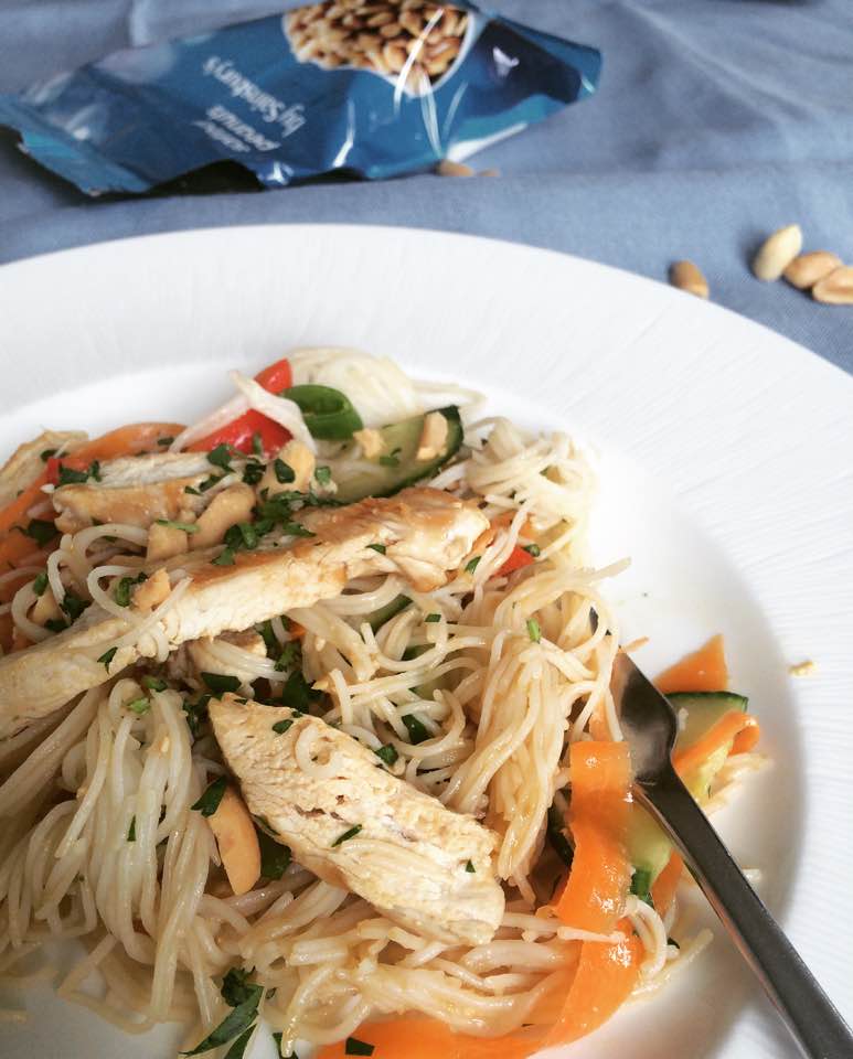 dishes4ibs Low Fodmap Rice Noodle Salad