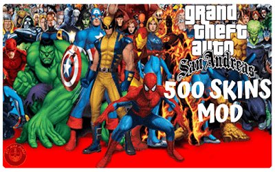 GTA San Andreas Top Skins Pack Mod Cover GTA San Andreas 500 Skins Pack Mod Download