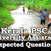 Kerala PSC : Expected Question for University Assistant Exam - 57