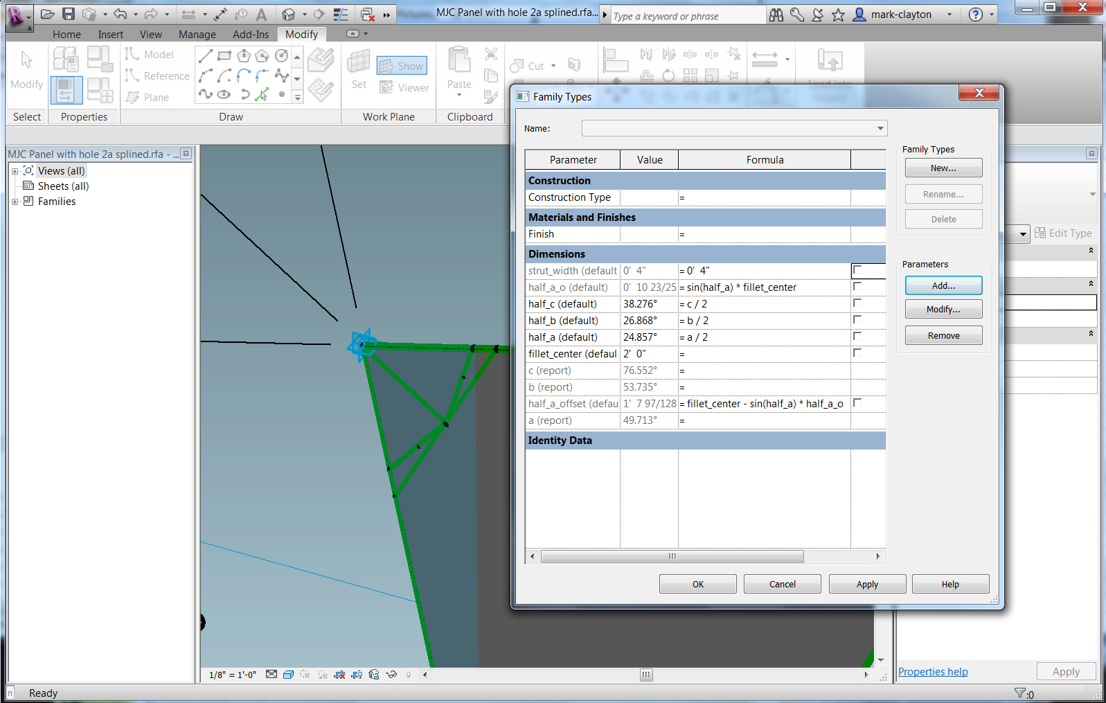 Texas Architecture and Miscellaneous University: BIM Triangular panel ...