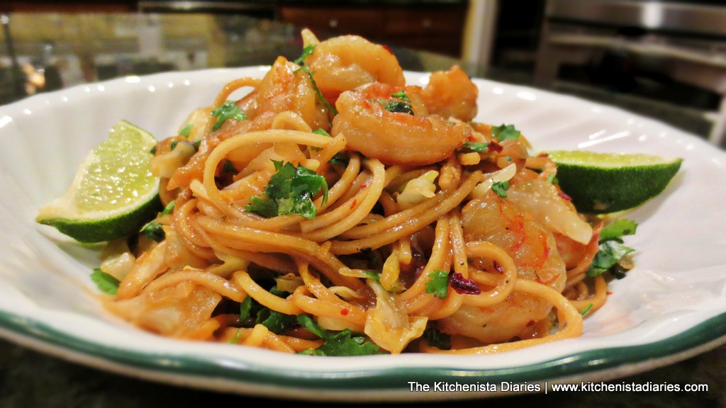 Stir Fried Shrimp, Cabbage & Ramen Noodles - The Kitchenista Diaries