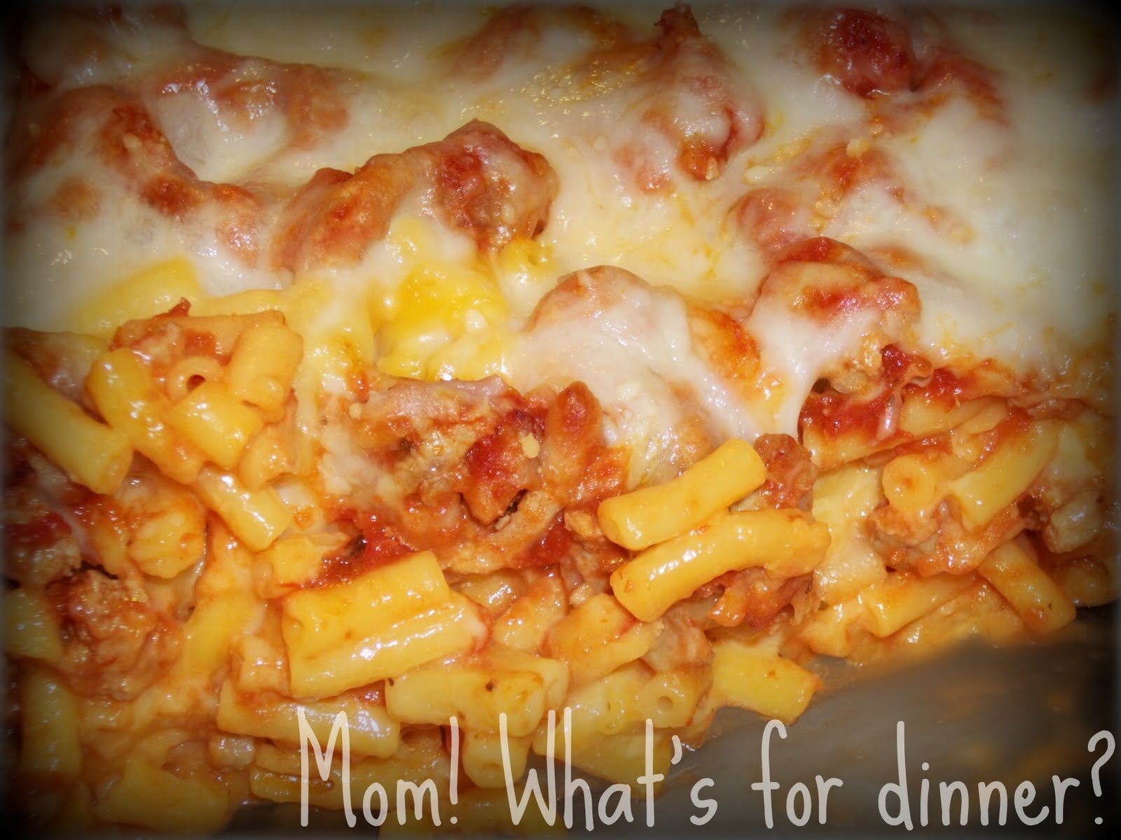 Mom! What's for dinner? Easy Mac and Cheese Lasagna