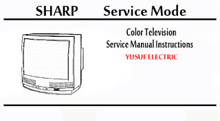 Service Mode Tv Sharp Segala Type _ Color Television Service Manual Instructions
